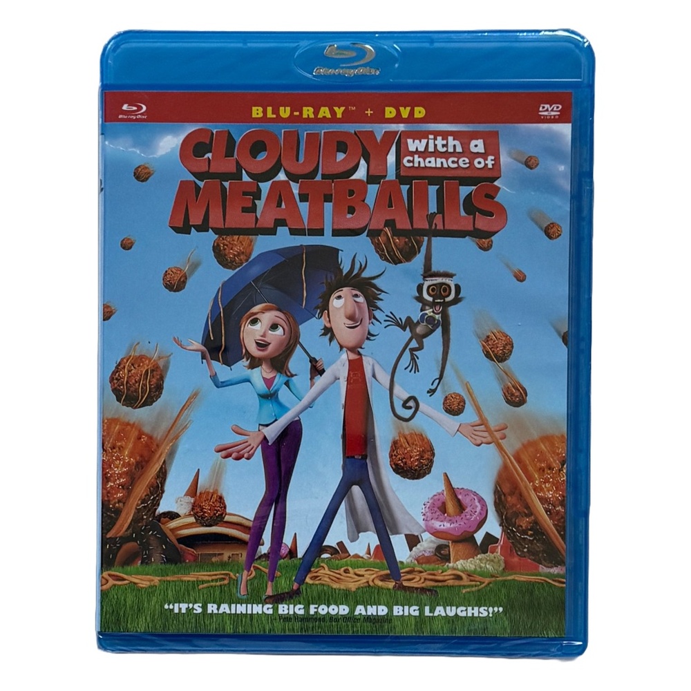 NEW! Cloudy With A Chance of Meatballs Blu-Ray and DVD.